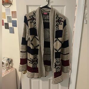 Patterned Winter Cardigan
